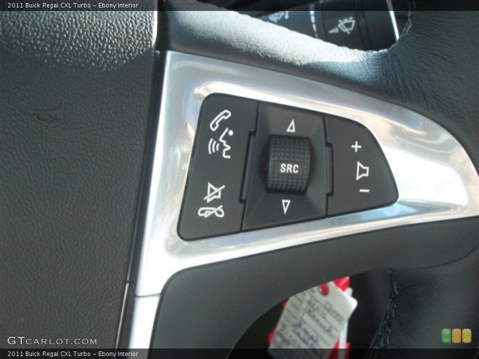 Ebony Interior Controls for the 2011 Buick Regal CXL Turbo #47089556