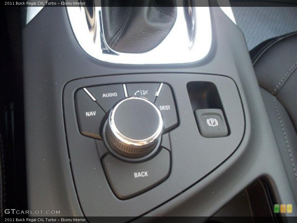 Ebony Interior Controls for the 2011 Buick Regal CXL Turbo #47089601
