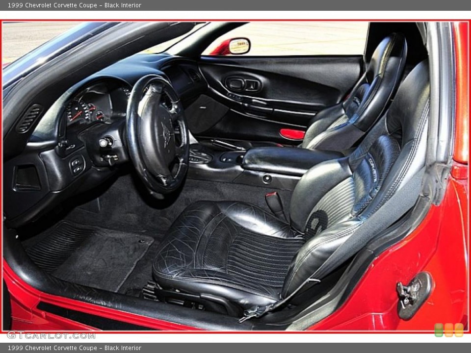 Black Interior Photo for the 1999 Chevrolet Corvette Coupe #47090507