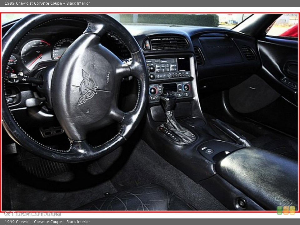 Black Interior Dashboard for the 1999 Chevrolet Corvette Coupe #47090558