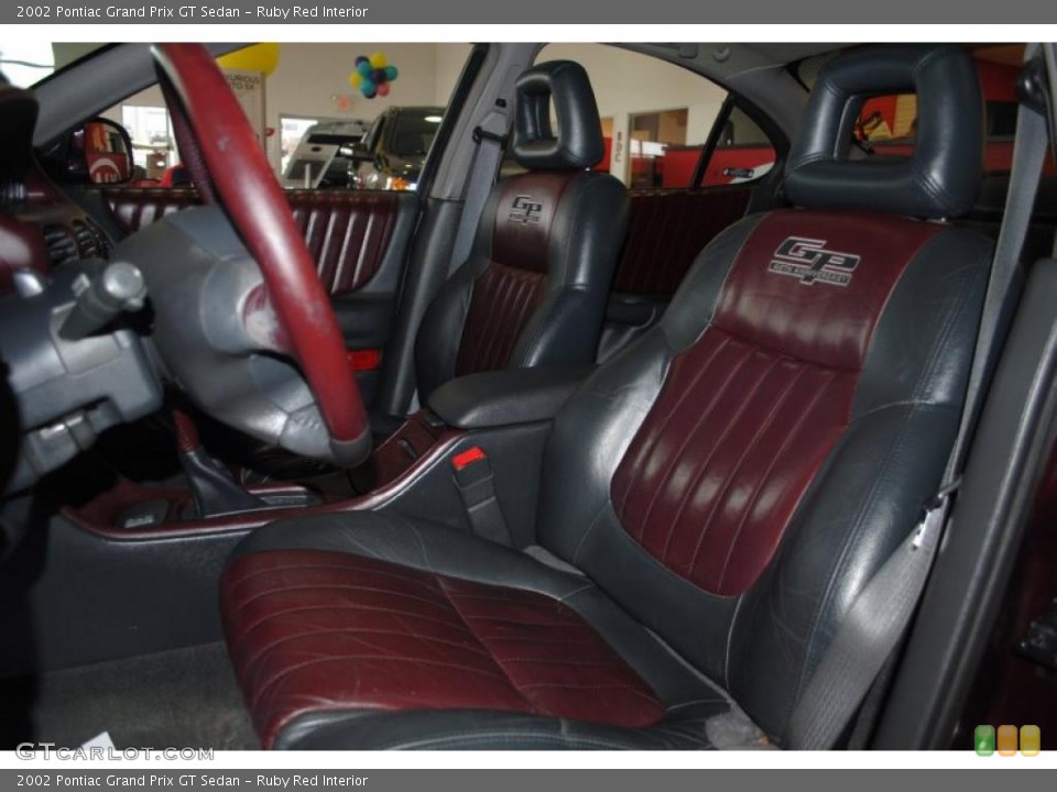 Ruby Red Interior Photo for the 2002 Pontiac Grand Prix GT Sedan #47090630