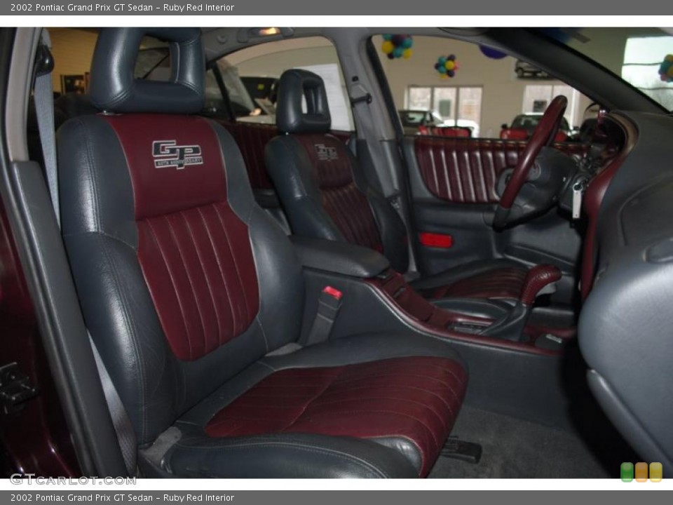 Ruby Red Interior Photo for the 2002 Pontiac Grand Prix GT Sedan #47090675