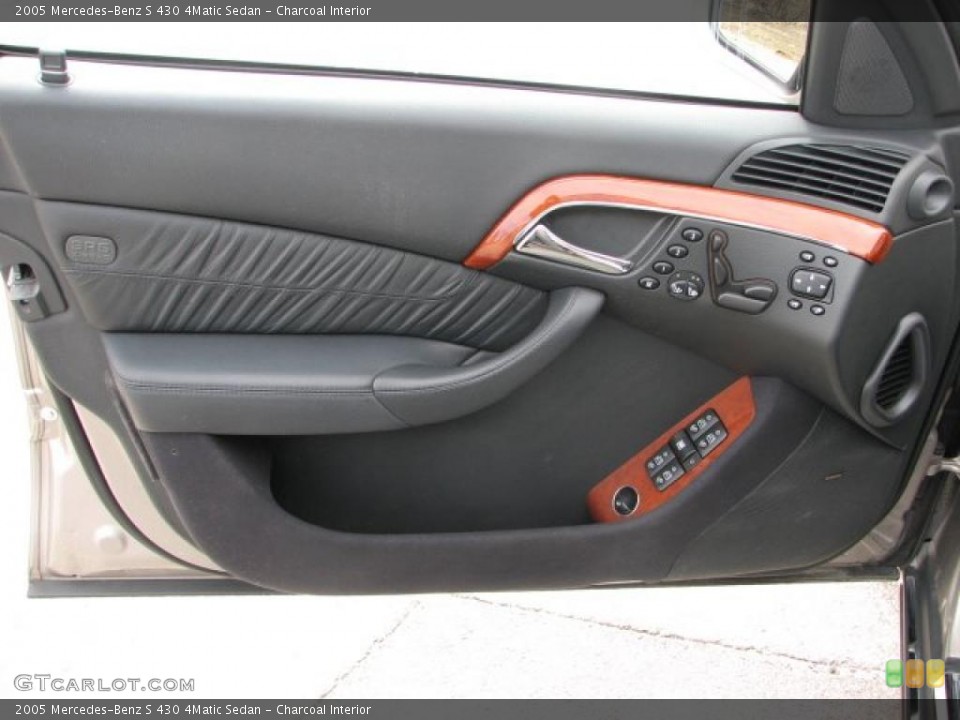 Charcoal Interior Door Panel for the 2005 Mercedes-Benz S 430 4Matic Sedan #47091896