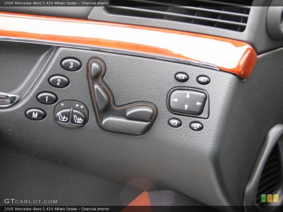 Charcoal Interior Controls for the 2005 Mercedes-Benz S 430 4Matic Sedan #47091920