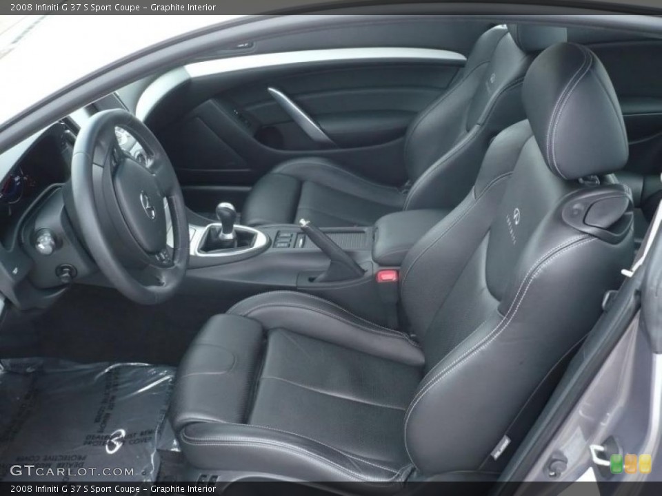 Graphite Interior Photo for the 2008 Infiniti G 37 S Sport Coupe #47091980