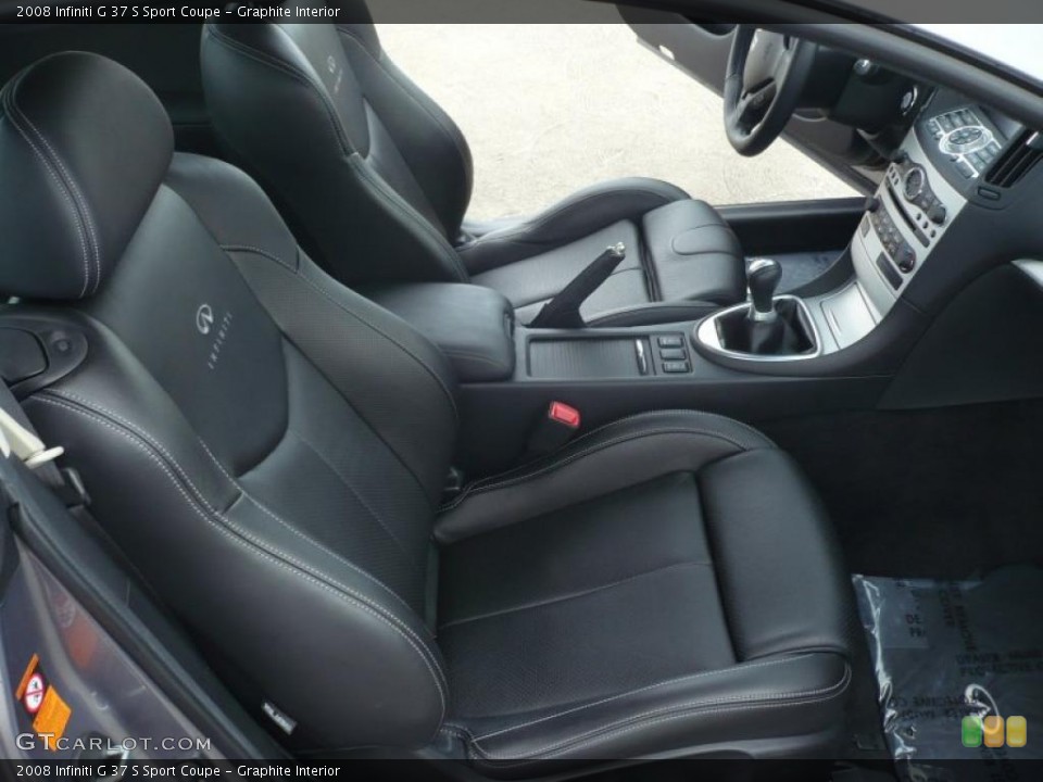 Graphite Interior Photo for the 2008 Infiniti G 37 S Sport Coupe #47092037