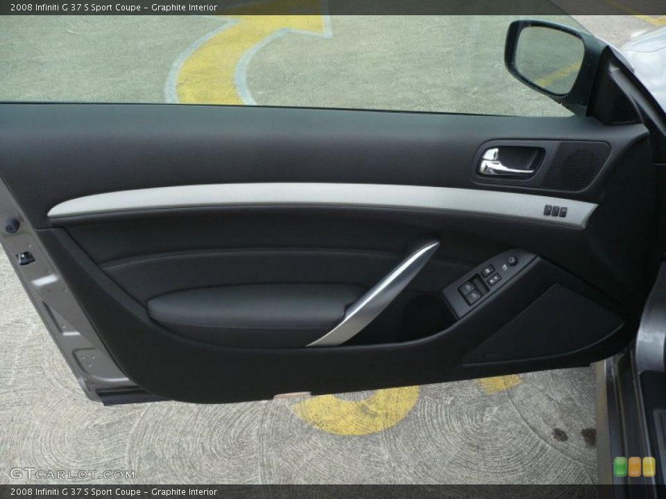 Graphite Interior Door Panel for the 2008 Infiniti G 37 S Sport Coupe #47092322