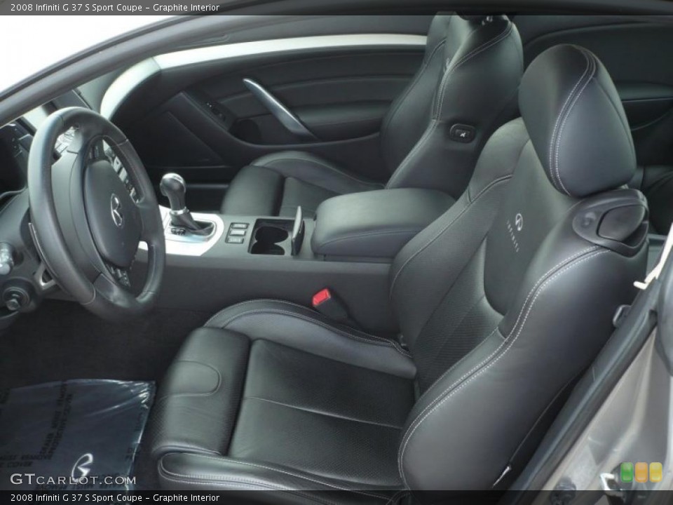 Graphite Interior Photo for the 2008 Infiniti G 37 S Sport Coupe #47092334