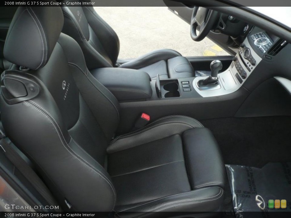 Graphite Interior Photo for the 2008 Infiniti G 37 S Sport Coupe #47092406