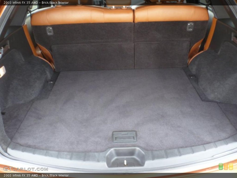 Brick/Black Interior Trunk for the 2003 Infiniti FX 35 AWD #47092751