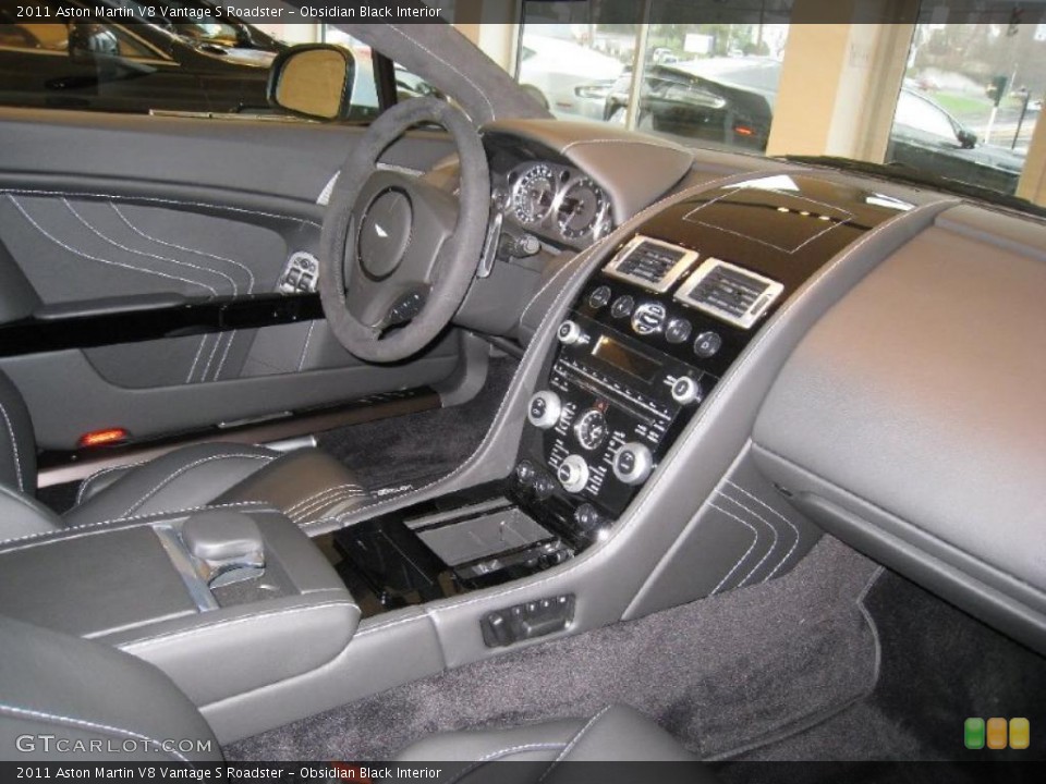 Obsidian Black Interior Dashboard for the 2011 Aston Martin V8 Vantage S Roadster #47093117