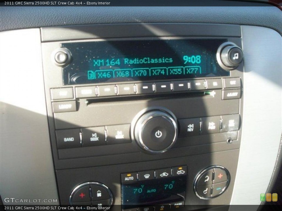 Ebony Interior Controls for the 2011 GMC Sierra 2500HD SLT Crew Cab 4x4 #47093747