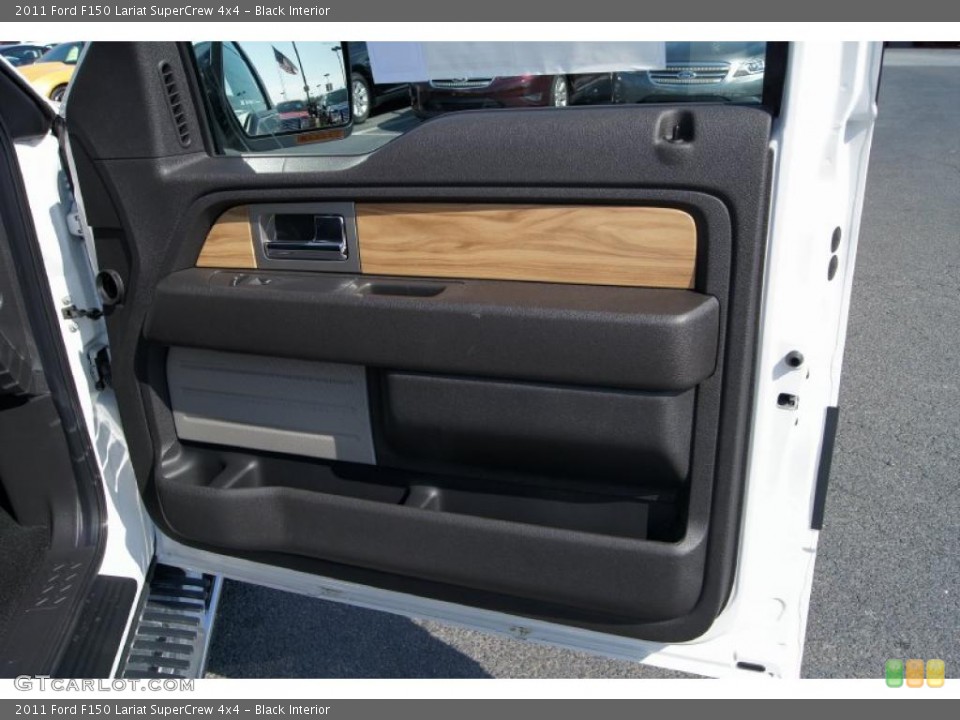 Black Interior Door Panel for the 2011 Ford F150 Lariat SuperCrew 4x4 #47094500