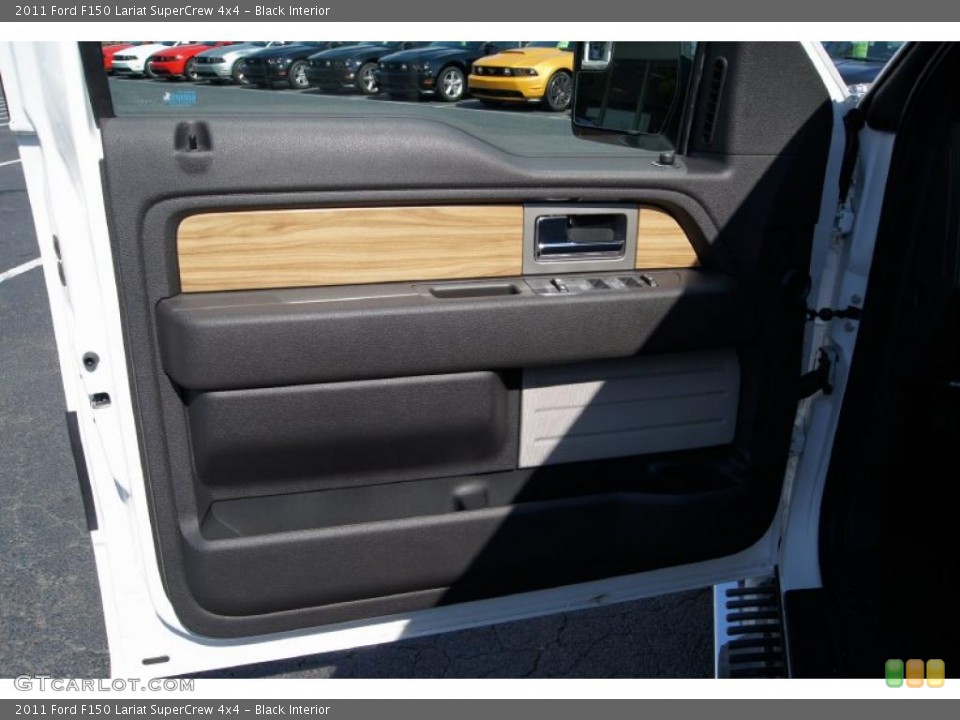 Black Interior Door Panel for the 2011 Ford F150 Lariat SuperCrew 4x4 #47094632