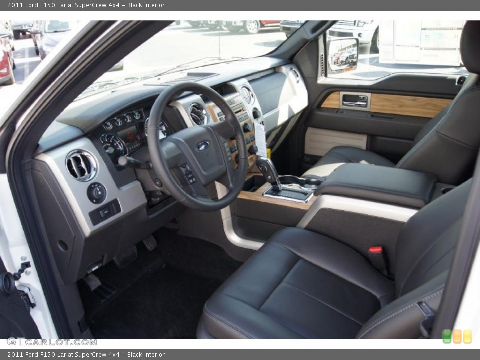 Black Interior Photo for the 2011 Ford F150 Lariat SuperCrew 4x4 #47094680