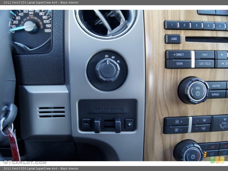 Black Interior Controls for the 2011 Ford F150 Lariat SuperCrew 4x4 #47094740