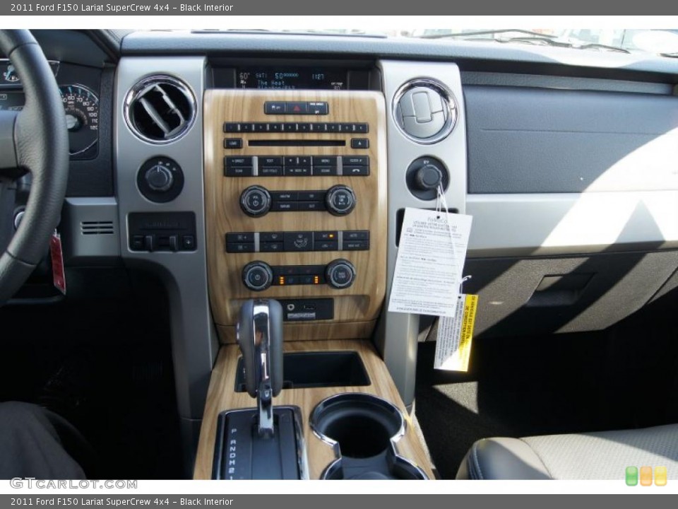 Black Interior Controls for the 2011 Ford F150 Lariat SuperCrew 4x4 #47094815