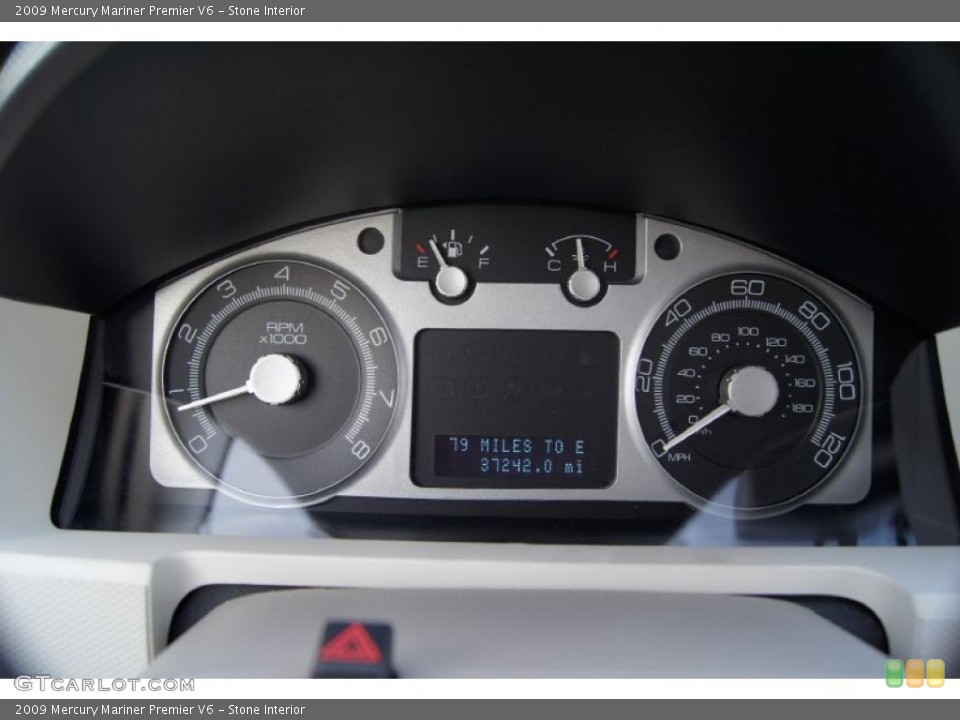 Stone Interior Gauges for the 2009 Mercury Mariner Premier V6 #47095316