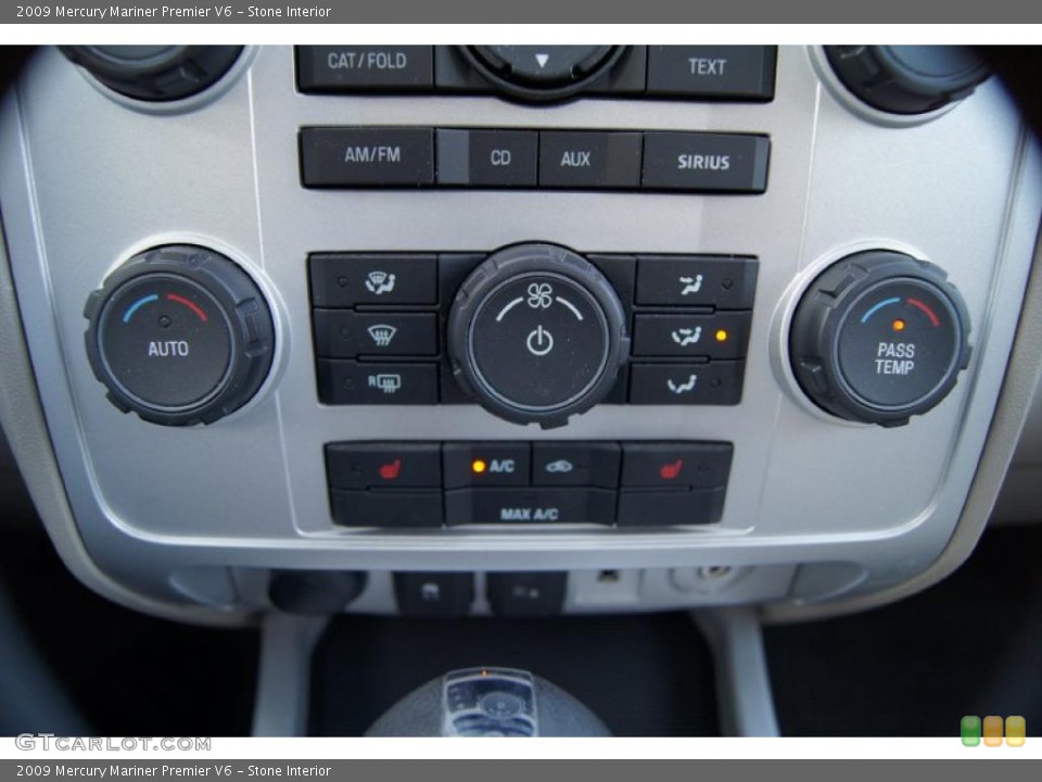Stone Interior Controls for the 2009 Mercury Mariner Premier V6 #47095388