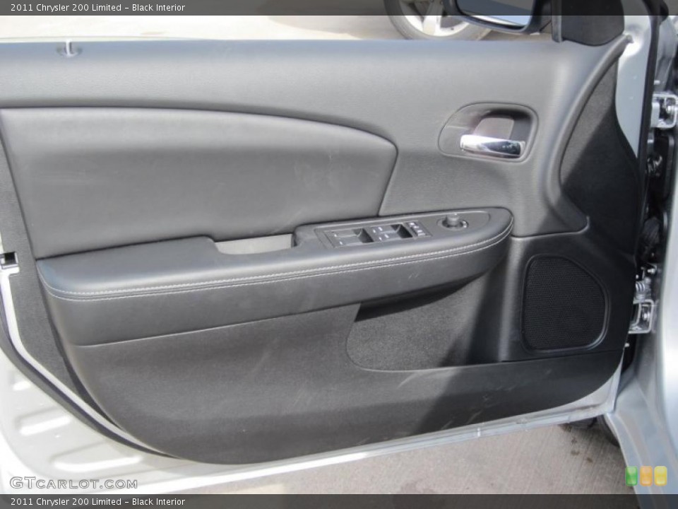 Black Interior Door Panel for the 2011 Chrysler 200 Limited #47096381