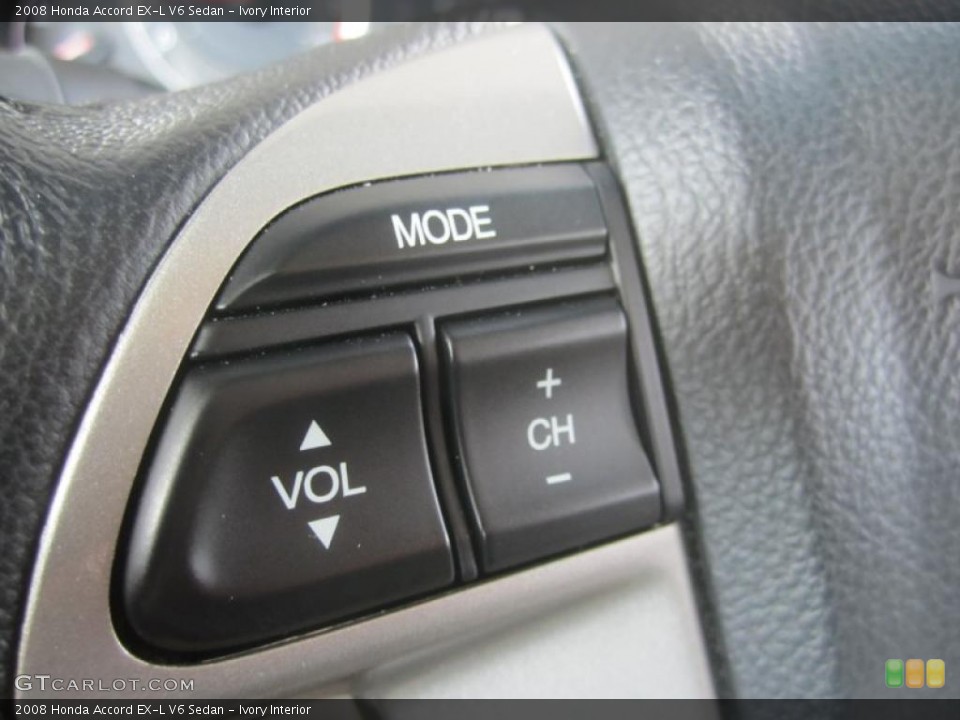 Ivory Interior Controls for the 2008 Honda Accord EX-L V6 Sedan #47096423