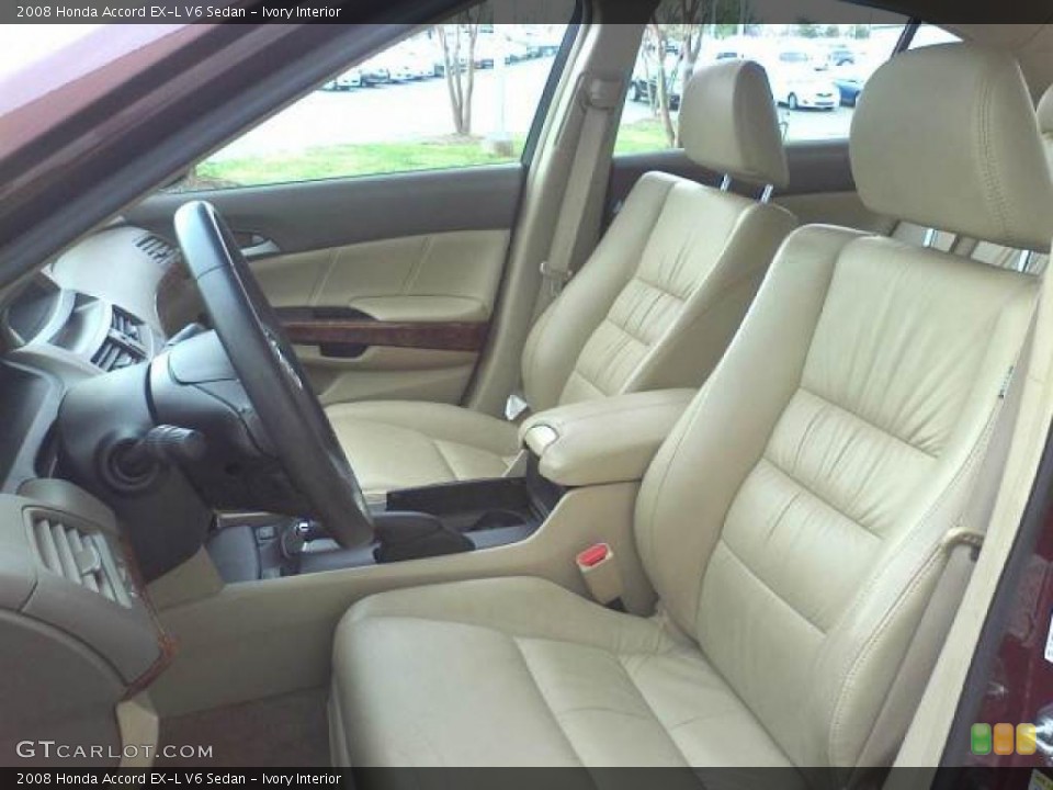 Ivory Interior Photo for the 2008 Honda Accord EX-L V6 Sedan #47097377