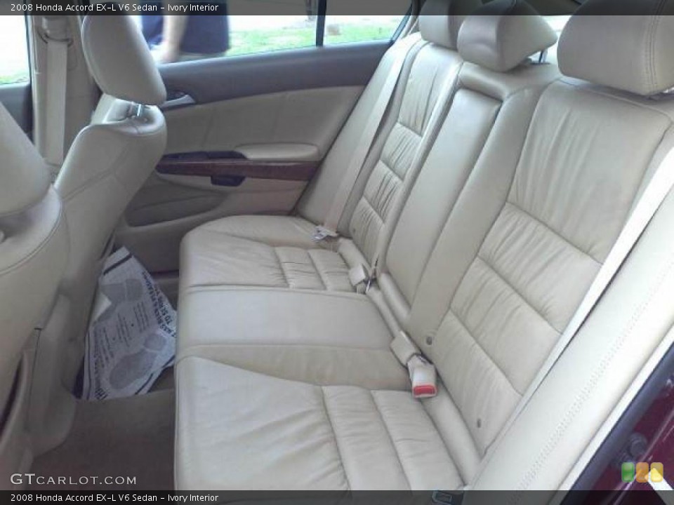 Ivory Interior Photo for the 2008 Honda Accord EX-L V6 Sedan #47097392