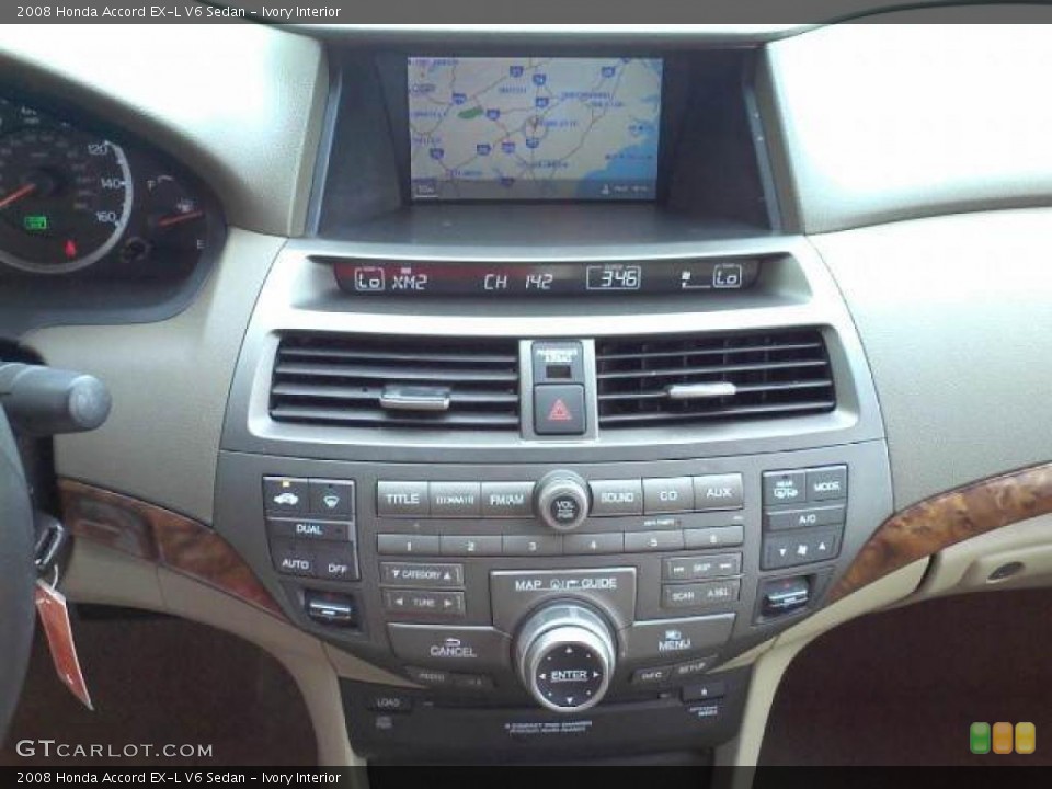 Ivory Interior Controls for the 2008 Honda Accord EX-L V6 Sedan #47097404