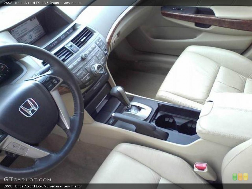 Ivory Interior Photo for the 2008 Honda Accord EX-L V6 Sedan #47097458
