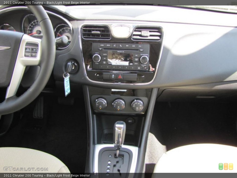 Black/Light Frost Beige Interior Dashboard for the 2011 Chrysler 200 Touring #47099981