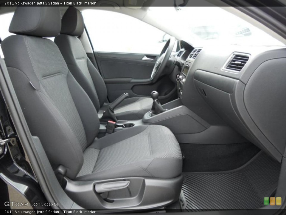 Titan Black Interior Photo for the 2011 Volkswagen Jetta S Sedan #47100389