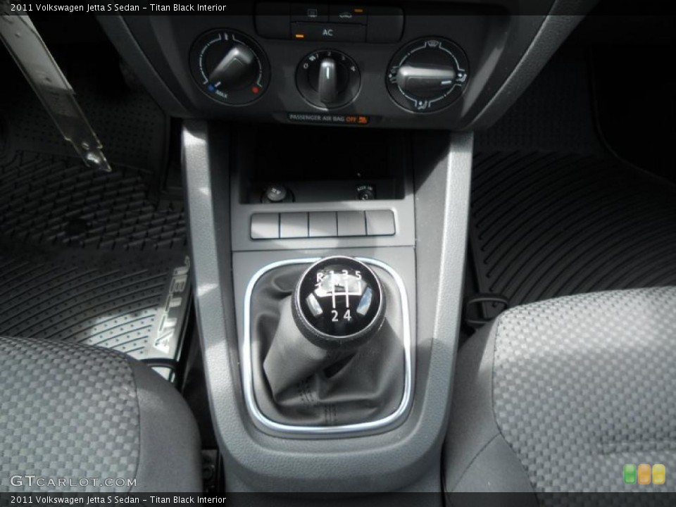 Titan Black Interior Transmission for the 2011 Volkswagen Jetta S Sedan #47100443