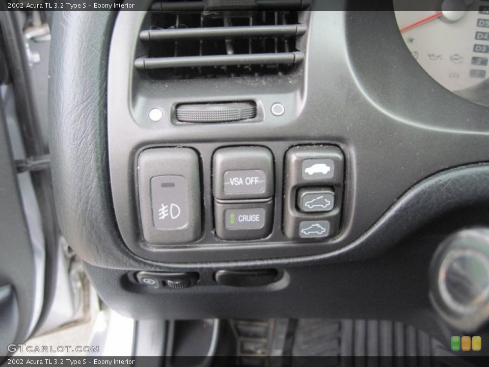 Ebony Interior Controls for the 2002 Acura TL 3.2 Type S #47101838