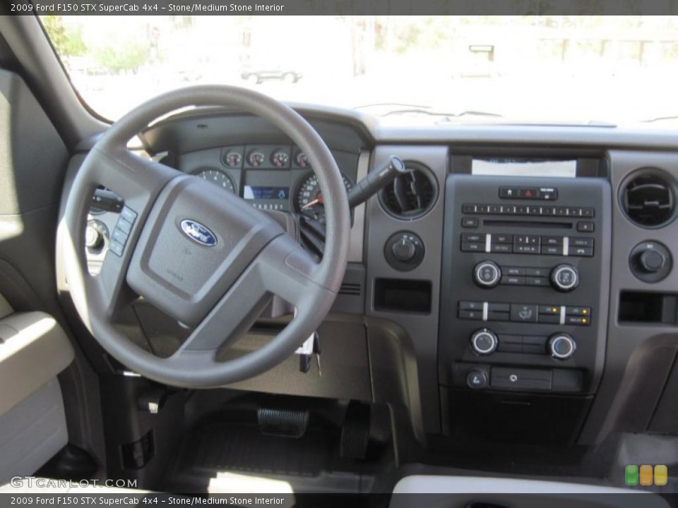 Stone/Medium Stone Interior Dashboard for the 2009 Ford F150 STX SuperCab 4x4 #47102477