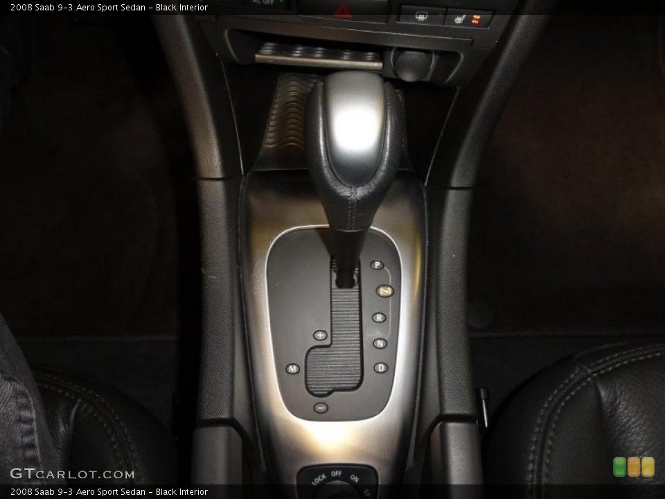 Black Interior Transmission for the 2008 Saab 9-3 Aero Sport Sedan #47107433