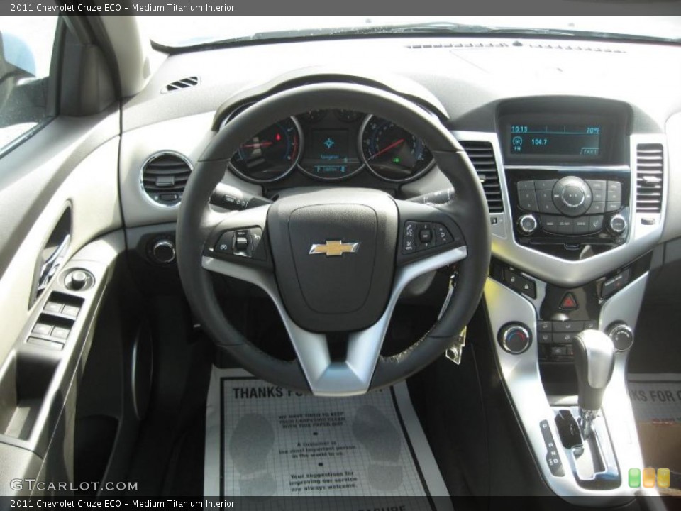 Medium Titanium Interior Dashboard for the 2011 Chevrolet Cruze ECO #47107460