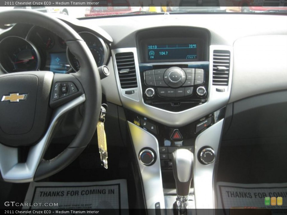 Medium Titanium Interior Dashboard for the 2011 Chevrolet Cruze ECO #47107481