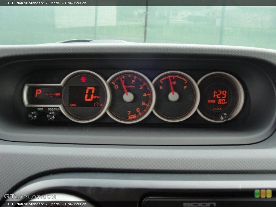 Gray Interior Gauges for the 2011 Scion xB  #47107748
