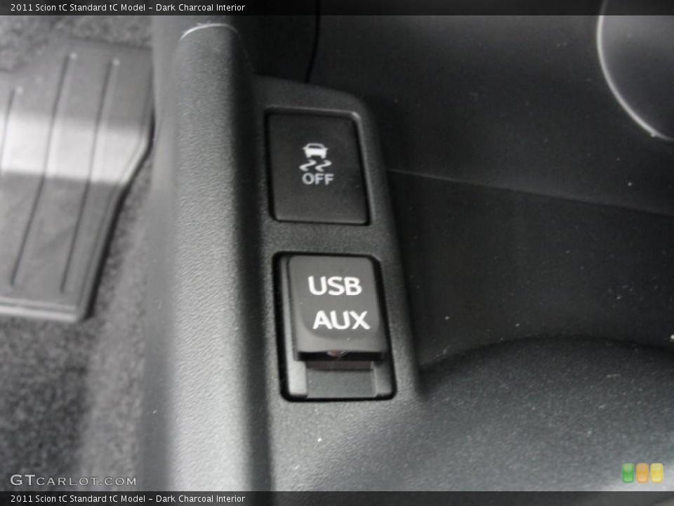 Dark Charcoal Interior Controls for the 2011 Scion tC  #47108045