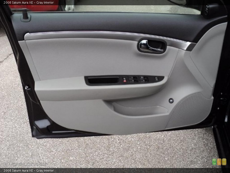 Gray Interior Door Panel for the 2008 Saturn Aura XE #47108066