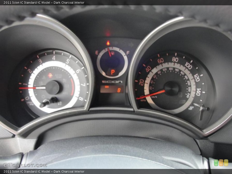 Dark Charcoal Interior Gauges for the 2011 Scion tC  #47108069