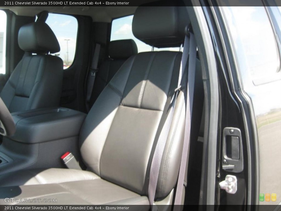 Ebony Interior Photo for the 2011 Chevrolet Silverado 3500HD LT Extended Cab 4x4 #47108417