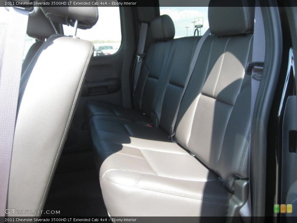 Ebony Interior Photo for the 2011 Chevrolet Silverado 3500HD LT Extended Cab 4x4 #47108420