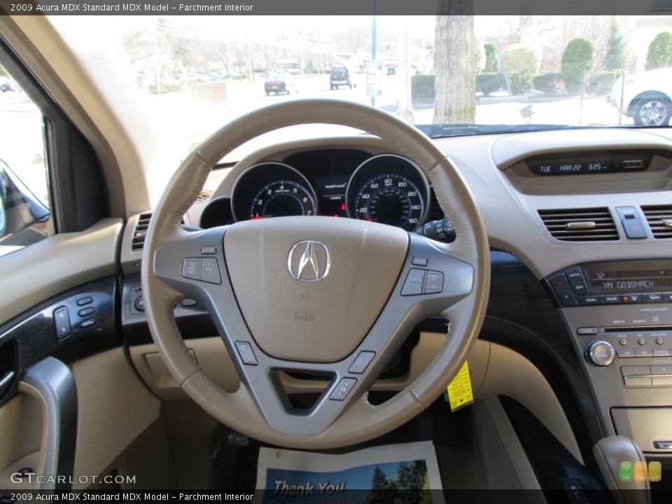 Parchment Interior Steering Wheel for the 2009 Acura MDX  #47109209