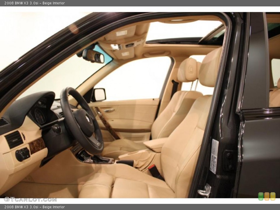 Beige Interior Photo for the 2008 BMW X3 3.0si #47110337