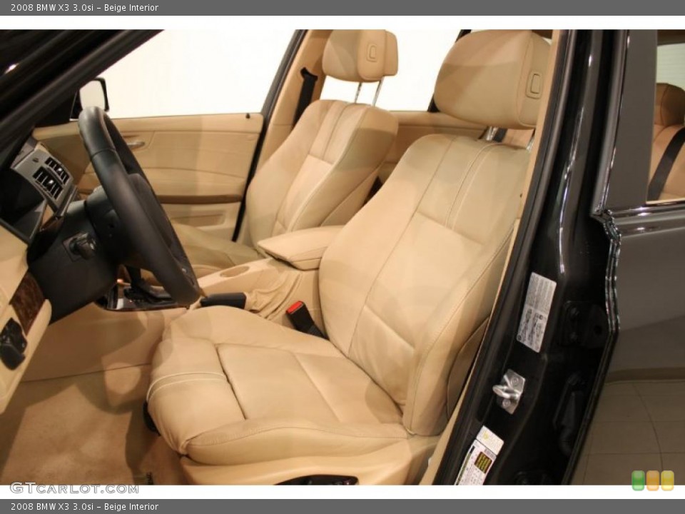 Beige Interior Photo for the 2008 BMW X3 3.0si #47110340