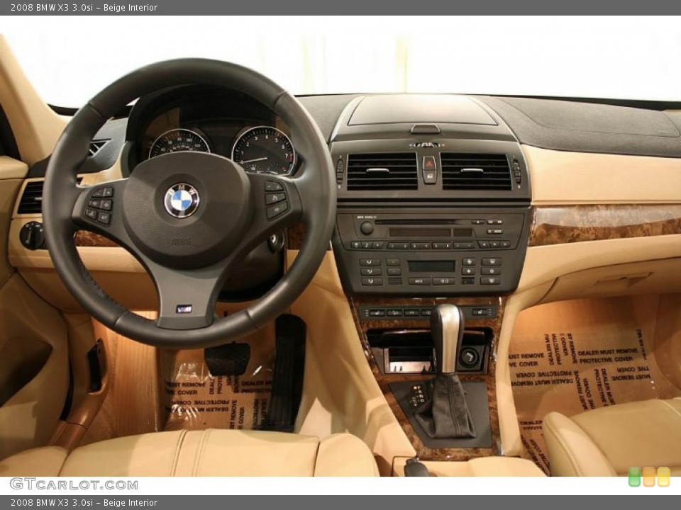 Beige Interior Dashboard for the 2008 BMW X3 3.0si #47110367
