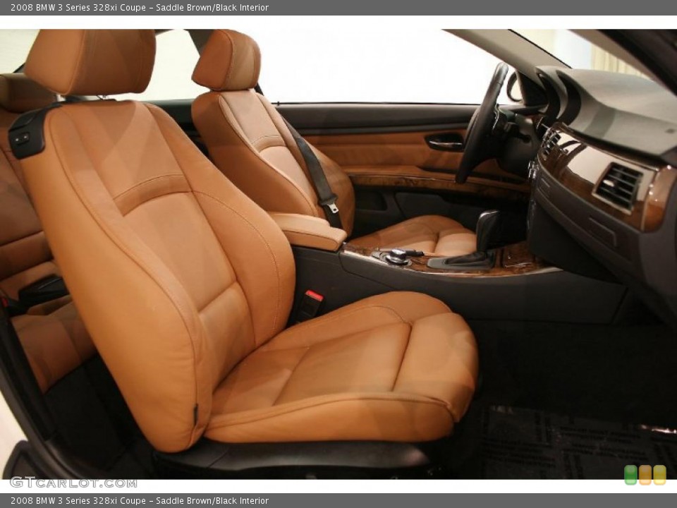 Saddle Brown/Black Interior Photo for the 2008 BMW 3 Series 328xi Coupe #47110442