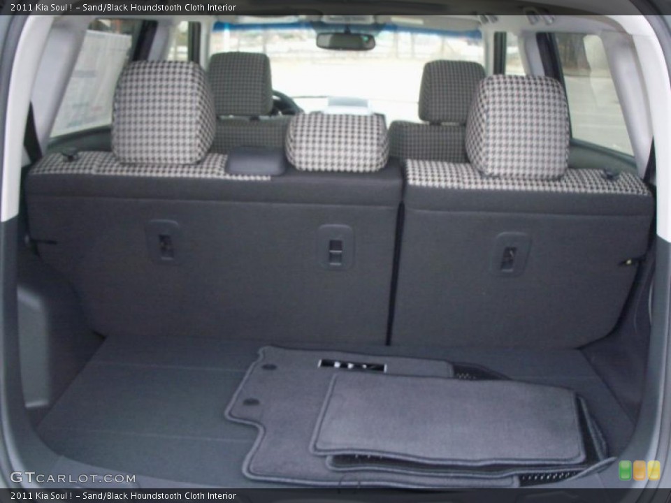 Sand/Black Houndstooth Cloth Interior Trunk for the 2011 Kia Soul ! #47111111