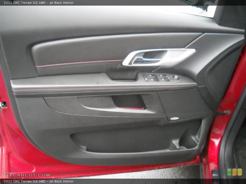 Jet Black Interior Door Panel for the 2011 GMC Terrain SLE AWD #47113577